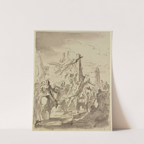 Martyrdom of a saint by Gaspare Diziani