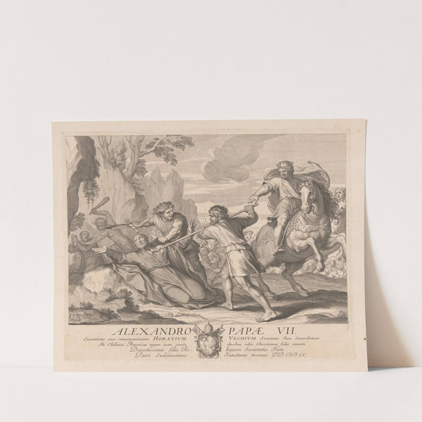 Martyrdom of Horatius Vecchio and his companions by Francois de Poilly