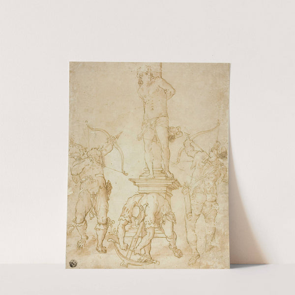 Martyrdom of Saint Sebastian by Bartholomaeus Spranger