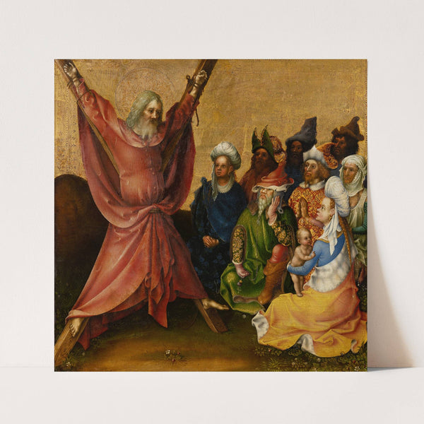 Martyrdom of St Andrew (after 1435) by Stefan Lochner