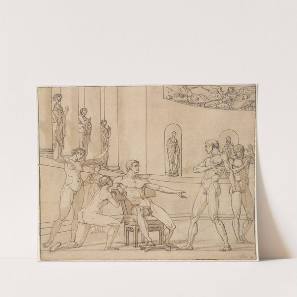 Martyrdom of St. Bartholomew, after Mattia Preti by François-André Vincent