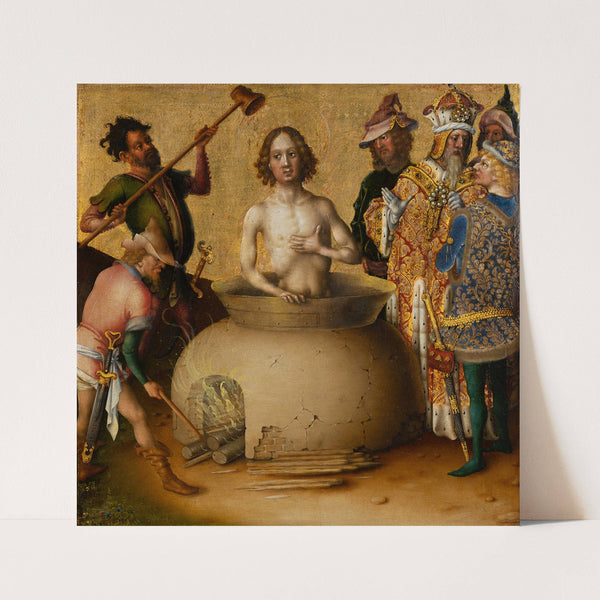 Martyrdom of St. John the Evangelist (after 1435) by Stefan Lochner