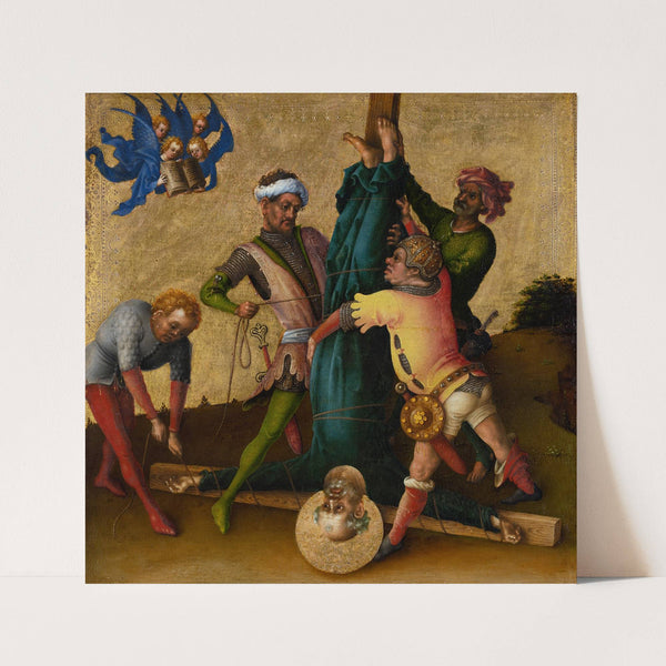 Martyrdom of St Peter (after 1435) by Stefan Lochner