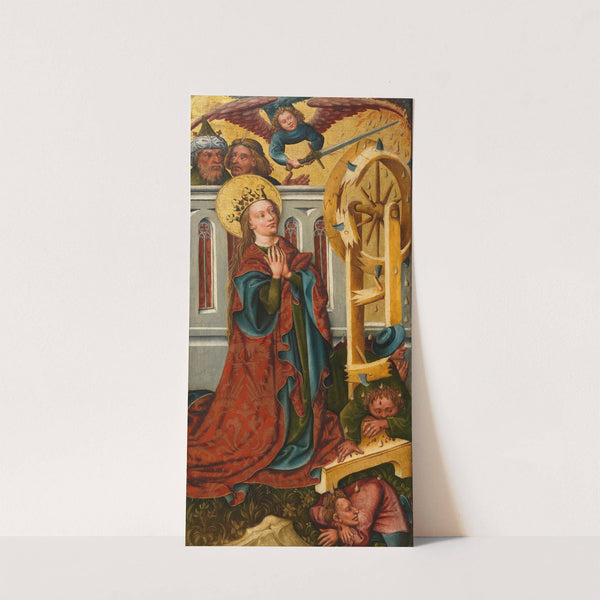 Martyrium der heiligen Katharina by Meister des Friedrichsaltars