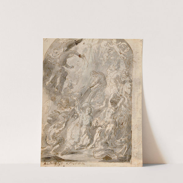 Martyrium des heiligen Judas Thaddäus by Franz Xaver Wagenschön