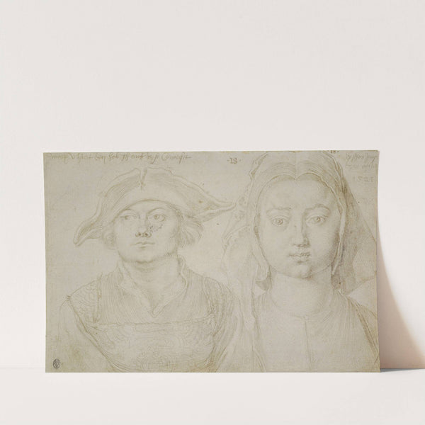 Marx Ulstat; The Beautiful Young Woman of Antwerp (ca. 1520 – 1521) by Albrecht Dürer