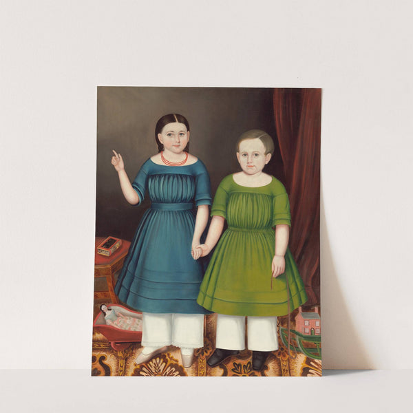 Mary and Francis Wilcox (1845) by Joseph Whiting Stock