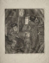 Mary Cassatt at the Louvre; The Etruscan Gallery (1879–80)