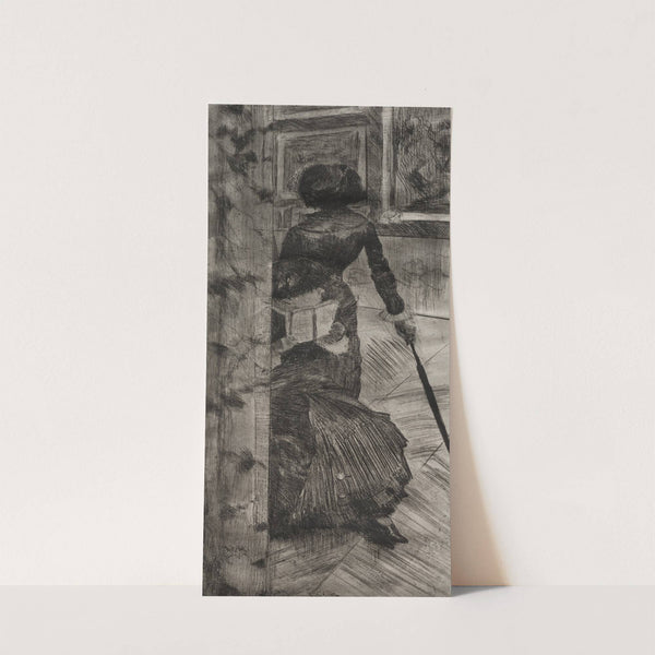 Mary Cassatt at the Louvre; The Paintings Gallery (1879–80) by Edgar Degas