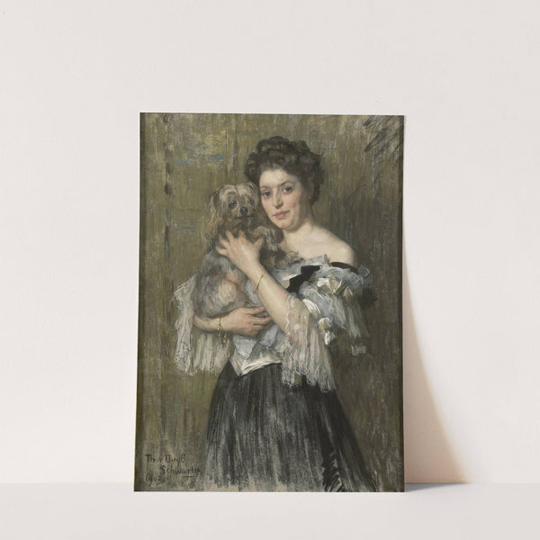 Mary Catherine Josephine Jordan (1866-1948). Wife of the painter George Hendrik Breitner by Thérèse Schwartze