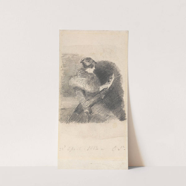 Mary Constable Reading by John Constable