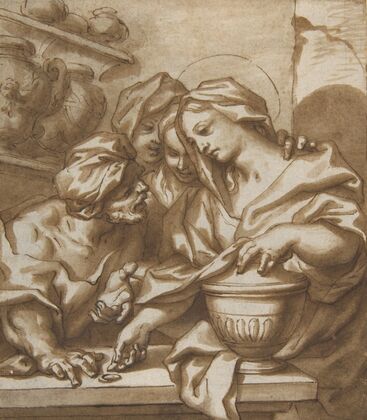 Mary Magdalen Buying Ointment