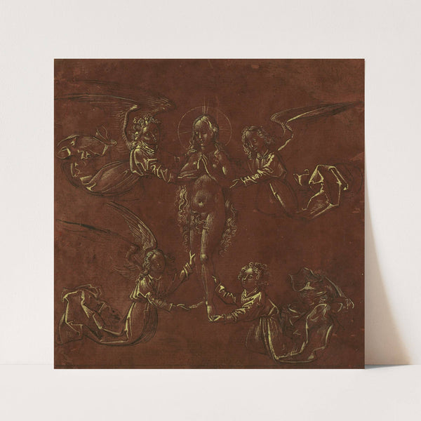 Mary Magdalen Transported by Four Angels (1485–1490)