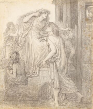 Mary Magdalene at the Door of Simon the Pharisee – Compositional Study