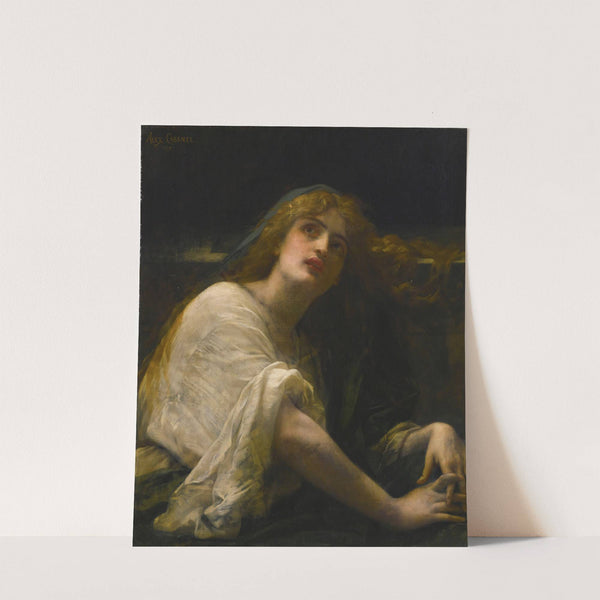 Mary Magdalene At The Tomb (1875) by Alexandre Cabanel