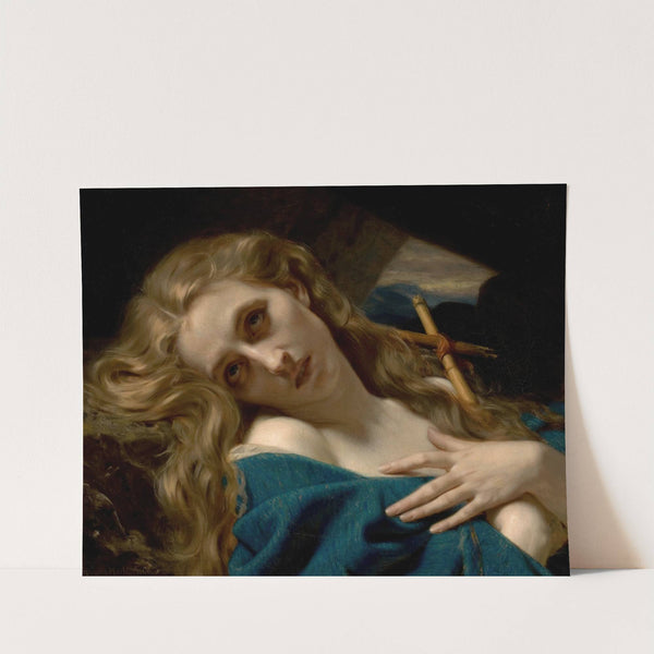 Mary Magdalene in the Cave by Hugues Merle