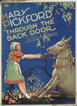 Mary Pickford in Through the back door