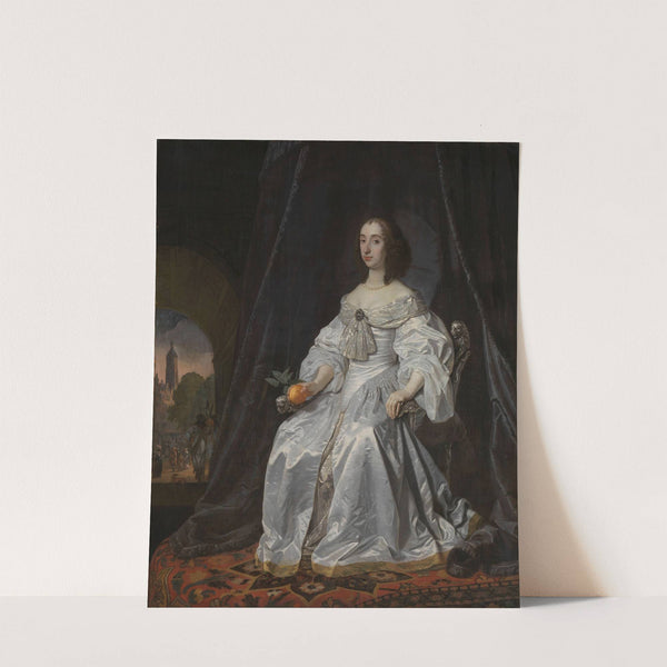 Mary Stuart, Princess of Orange, as Widow of William II (1652) by Bartholomeus van der Helst