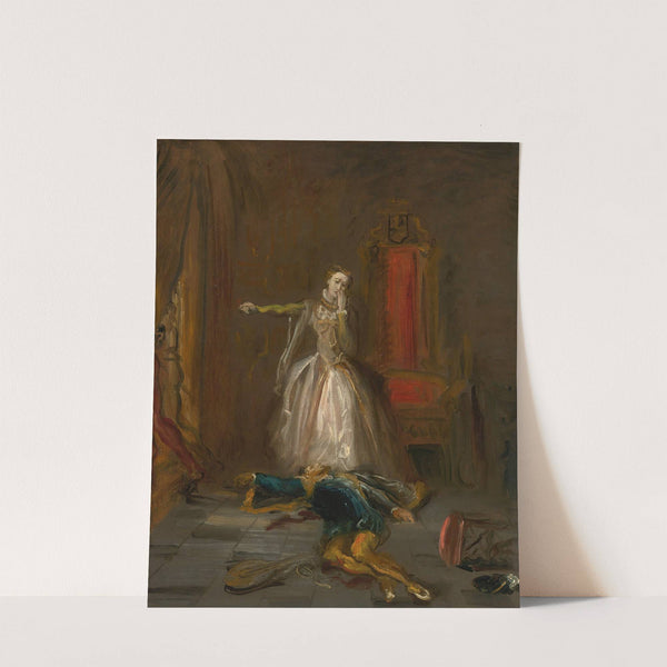 Mary Stuart Swearing Revenge by Théodore Chassériau