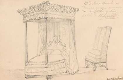 Mary Stuart’s Bed in Holyrood Palace in Edinburgh