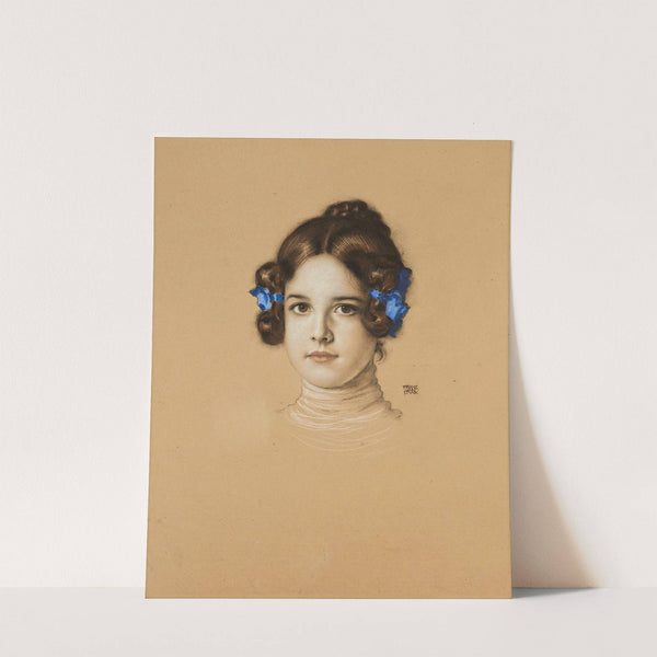 Mary Stuck, die Tochter des Künstlers by Franz von Stuck