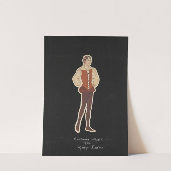 Mary Tudor: Cream shirt, brown jerkin and brown hose (1934-1943) by Emile Stoner