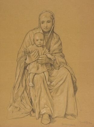 Mary with Jesus on Her Lap (1906 - 1908)