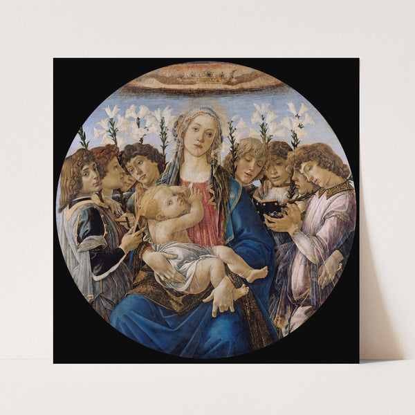 Mary with the Child and Singing Angels (circa 1477) by Sandro Botticelli
