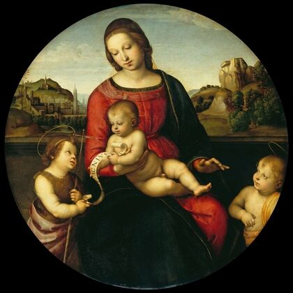Mary with the Child, John the Baptist and a Holy Boy (Madonna Terrranuova)