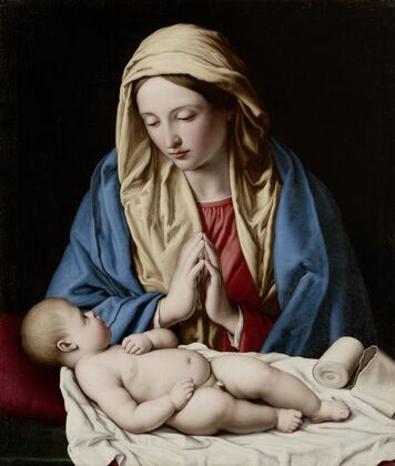 Mary worshiping the Child (1640 – 1660)