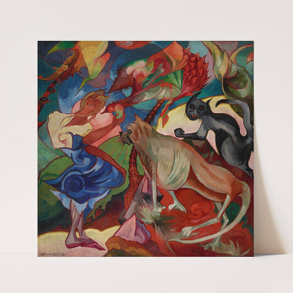 Marysia and Burek in Ceylon (1920-1921) by Stanisław Ignacy Witkiewicz