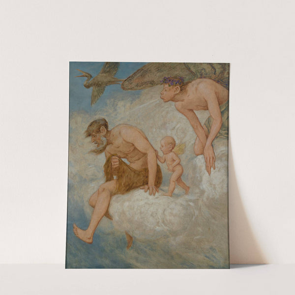 März (die Windgötter) (1906) by Hans Thoma
