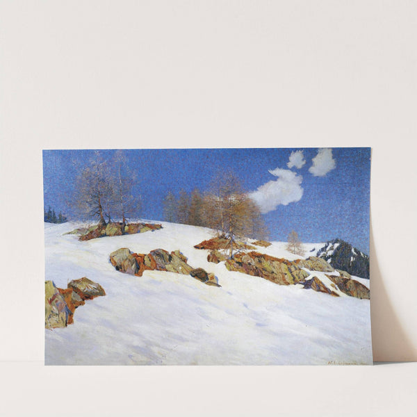 Märzsonne (Davos) by Wilhelm Ludwig Lehmann