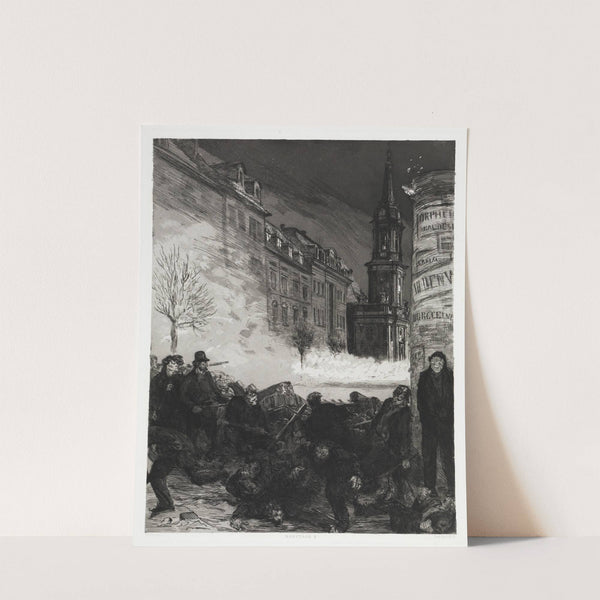Märztage II (Dramen, Opus IX, Blatt 9) (1883) by Max Klinger