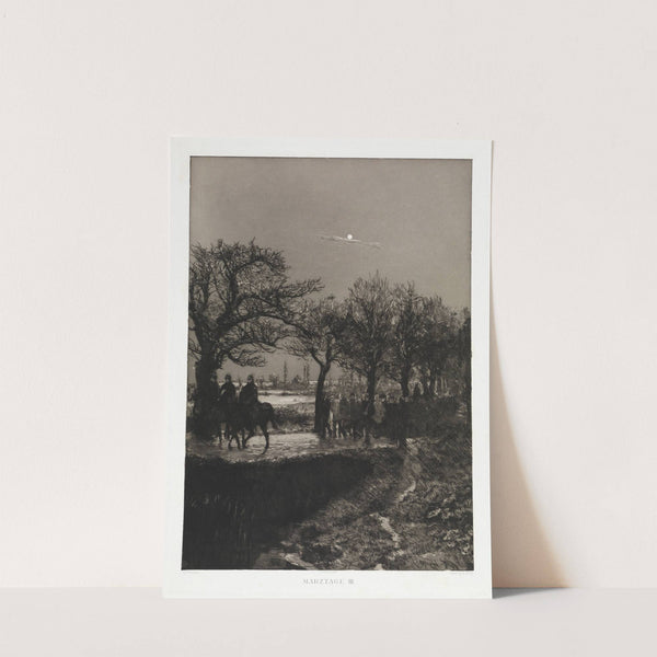 Märztage III (Dramen, Opus IX, Blatt 10) (1883) by Max Klinger