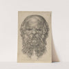 Mask of a Bald Man with Pointed Ears and a Long, Parted Beard (1635–1645) by François Chauveau