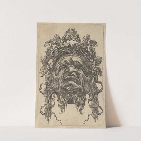 Mask with a Wreath of Laurels and a Wreath of Oak Leaves (1635–1645) by François Chauveau