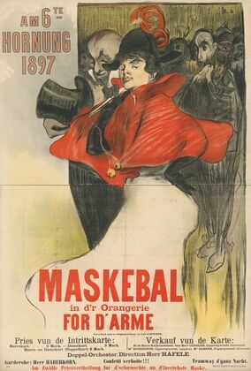 Maskebal in der Orangerie For D’arme (1897)