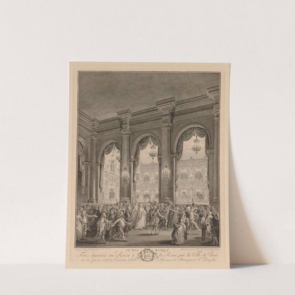 Masked Ball at the Hôtel de Ville, January 23, 1782 (1782) by Jean-Michel the Younger Moreau