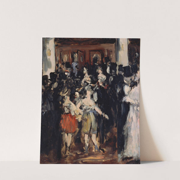 Masked Ball at the Opera (1873) by Édouard Manet