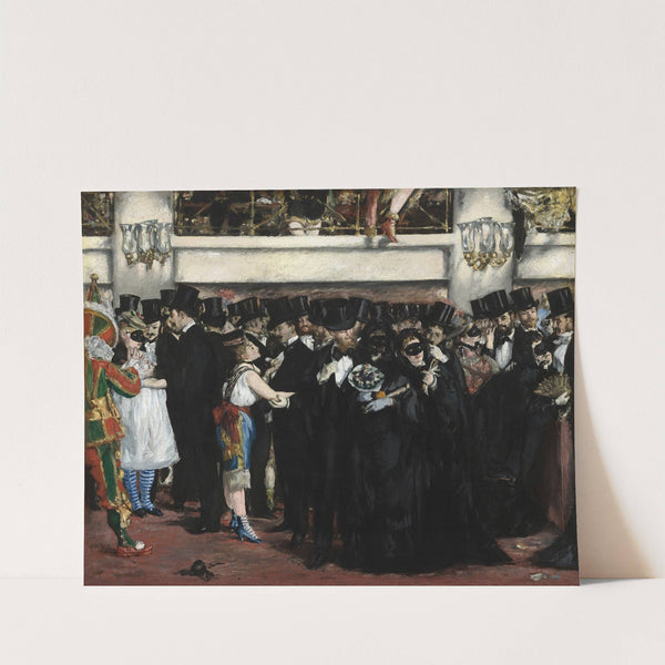 Masked Ball at the Opera (1873) by Édouard Manet