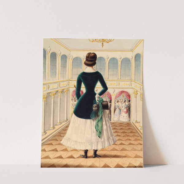 Maskenball im Tanzsaal des Café Sperl (1844) by Michael Stohl
