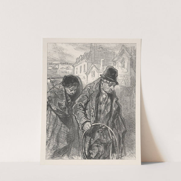 Masks and faces; What is done in the best society. To you the band, to me the sales pitch by Paul Gavarni