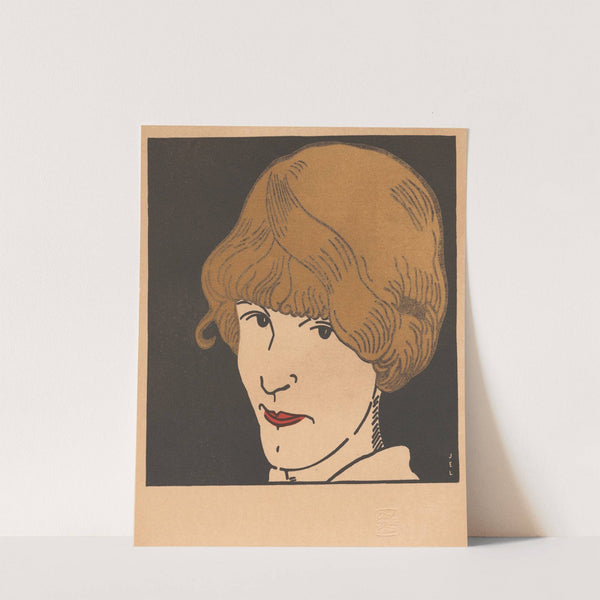 Masque aux Cheveux D'Or by Jean-Émile Laboureur