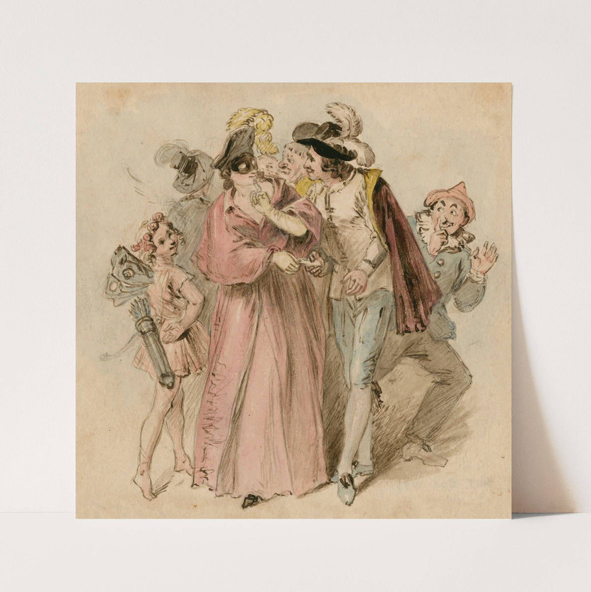 Masquerade by John Massey Wright