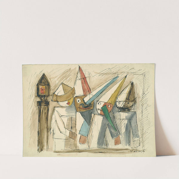 Masquerade (1931) by Tadeusz Makowski