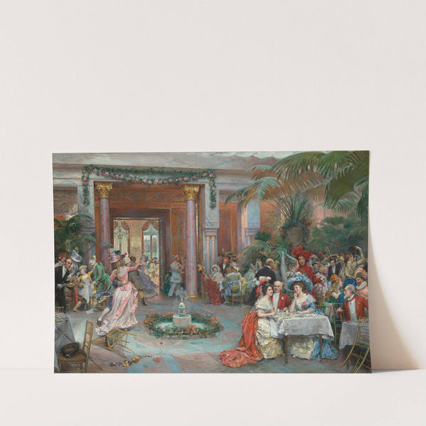 Masquerade Ball at the Ritz Hotel, Paris (1909) by Raimundo de Madrazo y Garreta