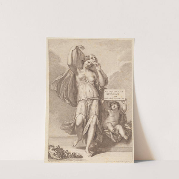 Masquerade Ball, New Club, Soho, Feb 24, 1775 (1775) by Giovanni Battista Cipriani