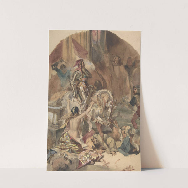 Massacre de Nesle (1472) by Edouard-Alexandre Odier