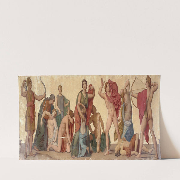 Massacre des Niobides (1860) by Sébastien Melchior Cornu